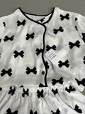 CaiYiEr Sleep Wear Women's Satin Sleepwear Short Sleeve Button Shirt and Shorts Pajama Set Silky