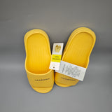 LIOERDIWE Slippers – Yellow, US Size 6, Quick-Dry, Anti-Slip & Durable Molded Design