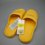 LIOERDIWE Slippers – Yellow, US Size 6, Quick-Dry, Anti-Slip & Durable Molded Design