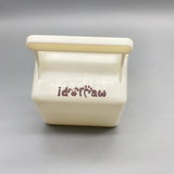 idolPaw Small Animal Feeder, Plastic Feeder for Small Birds, Parrots, and Small Pets, 5.5×6×8cm, White  **Key Selling Points (Bullet Points