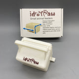idolPaw Small Animal Feeder, Plastic Feeder for Small Birds, Parrots, and Small Pets, 5.5×6×8cm, White  **Key Selling Points (Bullet Points