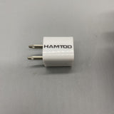 HAMTOD  Smartphone Battery Charger - Compact and Lightweight, 2.8x2.6cm, 30g, Safe and Durable, Widely Compatible with Global Voltage