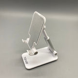 TQIAHF Smartphone Mounts, Foldable & Portable, Anti-Slip Design, Angle & Height Adjustable, Cable-Friendly, 12.5×6.6cm, White
