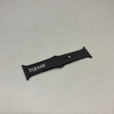 TQIAHF Smartwatch Band, Compatible with Apple Watch Series 1-9, Black, Soft and Durable, 19 x 2.03 x 0.18 cm