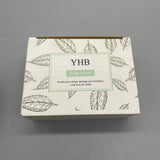 YHB Soap Boxes - Double-Layer Design, Drainage and Ventilation, 13.5x9x5.5cm, ABS Material, White, Flip-Top Cover