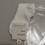 MGPGNOV Socks - Breathable, Natural, Stylish White Socks Made from Plant-Dyed Cotton