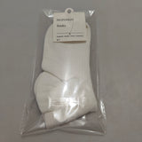 MGPGNOV Socks - Breathable, Natural, Stylish White Socks Made from Plant-Dyed Cotton