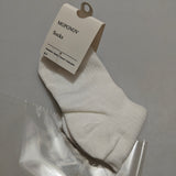 MGPGNOV Socks - Breathable, Natural, Stylish White Socks Made from Plant-Dyed Cotton