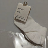 MGPGNOV Socks - Breathable, Natural, Stylish White Socks Made from Plant-Dyed Cotton