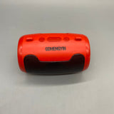 GDHENGYIN Soundbar Speaker – Red ABS Material, 15x6cm, 90Hz-20KHz Frequency Response, DC 5V Charging for Home & Office