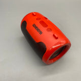 GDHENGYIN Soundbar Speaker – Red ABS Material, 15x6cm, 90Hz-20KHz Frequency Response, DC 5V Charging for Home & Office