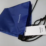 Panumly Sport bags, Blue and Black Polyester Gym Duffel Bag - 16.34" x 14.4"