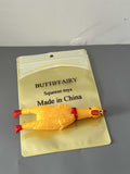 BUTTIFFAIRY Squeeze Toy, 16x7cm Screaming Chicken, Cute Yellow Plastic Stress Relief Toy for Kids & Adults