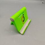 Stands Adapted for Mobile Phones - Adjustable Angle (30°~100°), Lightweight Plastic Phone Stand (59.5g), Green, 12.1×6.8×2cm, Foldable & Portable for All Smartphones