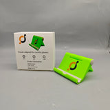 Stands Adapted for Mobile Phones - Adjustable Angle (30°~100°), Lightweight Plastic Phone Stand (59.5g), Green, 12.1×6.8×2cm, Foldable & Portable for All Smartphones