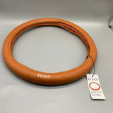 FOAN Steering wheel covers, Orange, 37×2 cm, Comfortable Grip and Durable Protection