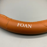 FOAN Steering wheel covers, Orange, 37×2 cm, Comfortable Grip and Durable Protection