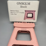 ONSGLM Stools - 9.3x7.5x7.9 Inches, Durable and Lightweight, Perfect for Kids and Adults, Easy to Clean, Versatile Use in Home and Garden