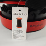 IMGOKAHA Folding Stool – 25x45x7cm Compact Design, PP Material, Rotating Lift Mechanism, Lightweight & Portable