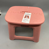 Carauci Stools, 9.3×7.5×7.9 Inches, Durable & Lightweight, Pink Color