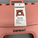 Carauci Stools, 9.3×7.5×7.9 Inches, Durable & Lightweight, Pink Color