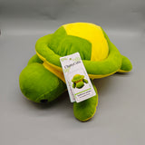 ChattyCubs Stuffed Toy Animals, 10×19×24cm Plush Turtle with PP Cotton Filling, Yellow & Green Soft Toy for Kids, Cute & Cuddly Gift for Toddlers