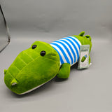 Glowbie Stuffed Toy Animals, 45×20×11cm Plush Crocodile, Soft Green Fabric with PP Cotton Filling, Cuddly Alligator Toy for Kids & Toddlers