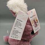 NexiToys Stuffed Toy Animals, 3.9×7.6×9.45in Pink Plush Bunny, Soft Fabric & PP Cotton Filling, Cute Rabbit Toy for Kids, Toddlers & Baby Gifts