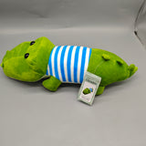 Glowbie Stuffed Toy Animals, 45×20×11cm Plush Crocodile, Soft Green Fabric with PP Cotton Filling, Cuddly Alligator Toy for Kids & Toddlers