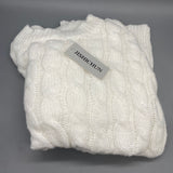 JISHICHUN Sweater, White, Size M – Soft, Warm, and Stylish Pullover for Casual and Everyday Wear