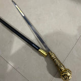 Hadouzan Sword Canes – 91cm Metal Walking Stick with Stainless Steel Blade, Zinc Alloy Handle, 1kg Weight, Unsharpened, Elegant Design
