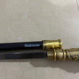 Hadouzan Sword Canes – 91cm Metal Walking Stick with Stainless Steel Blade, Zinc Alloy Handle, 1kg Weight, Unsharpened, Elegant Design