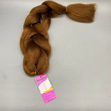 Drearnwun Resistant Synthetic Braiding Hair, Deep Brown, 120cm Long, YK Com Fiber, 1 Pack