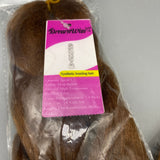 Drearnwun Resistant Synthetic Braiding Hair, Deep Brown, 120cm Long, YK Com Fiber, 1 Pack