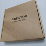 WREXTOR Synthetic braiding hair-23.6 inch length, black and dark gray mix