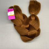 Drearnwun Resistant Synthetic Braiding Hair, Deep Brown, 120cm Long, YK Com Fiber, 1 Pack