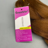 Drearnwun Resistant Synthetic Braiding Hair, Deep Brown, 120cm Long, YK Com Fiber, 1 Pack