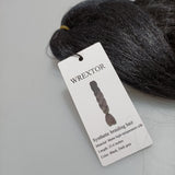 WREXTOR Synthetic braiding hair-23.6 inch length, black and dark gray mix