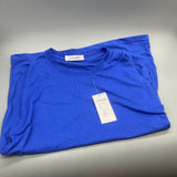 Lianyishe T-shirts , Cotton Material, Blue, Size M, Comfortable and Stylish