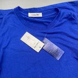 Lianyishe T-shirts , Cotton Material, Blue, Size M, Comfortable and Stylish