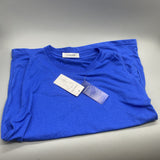 Lianyishe T-shirts , Cotton Material, Blue, Size M, Comfortable and Stylish