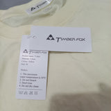 TIMBER FOX T-shirt; Breathable and soft, yellow, size M