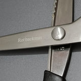 Rotbackmin Tailor's Shears - High-Quality Black Handled Tailoring Scissors (One Piece)