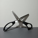 Rotbackmin Tailor's Shears - High-Quality Black Handled Tailoring Scissors (One Piece)