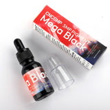 Mega Black Tattooing Ink, Black Color, Smooth Texture, Strong Coverage, High Stability, Easy to Color