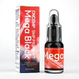 Mega Black Tattooing Ink, Black Color, Smooth Texture, Strong Coverage, High Stability, Easy to Color