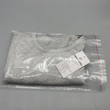 MIRACLEKILL Tee Shirts, Polyester, Grey, Size M