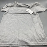 MIRACLEKILL Tee Shirts, Polyester, Grey, Size M
