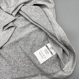 MIRACLEKILL Tee Shirts, Polyester, Grey, Size M