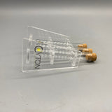 CYTON Test Tubes, 3-Pack, Clear and Durable, Uniform Thickness for Lab and Classroom Use